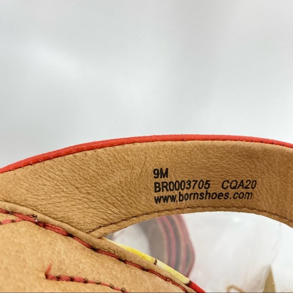 NEW Born Salton Sandals in Red sz 9 - Picture 12 of 14